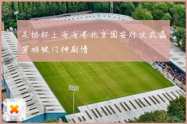 足协杯上海海港北京国安对攻武磊穿裆破门神剧情
